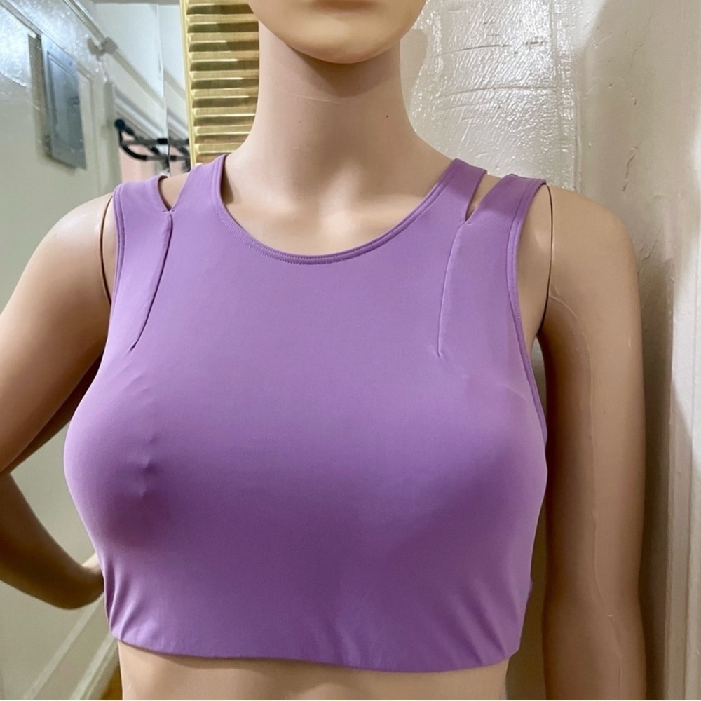 Lululemon Purple crop tops